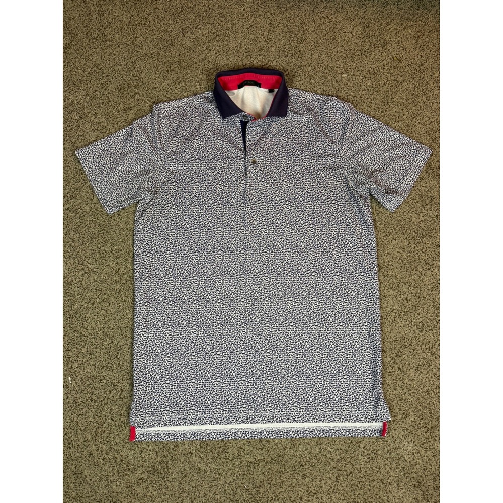 FIGS Technical Collection Mens XL Blue V-Neck Scrub Top One Pocket Leon Style